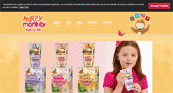 Desktop Screenshot of happymonkeysmoothies.com